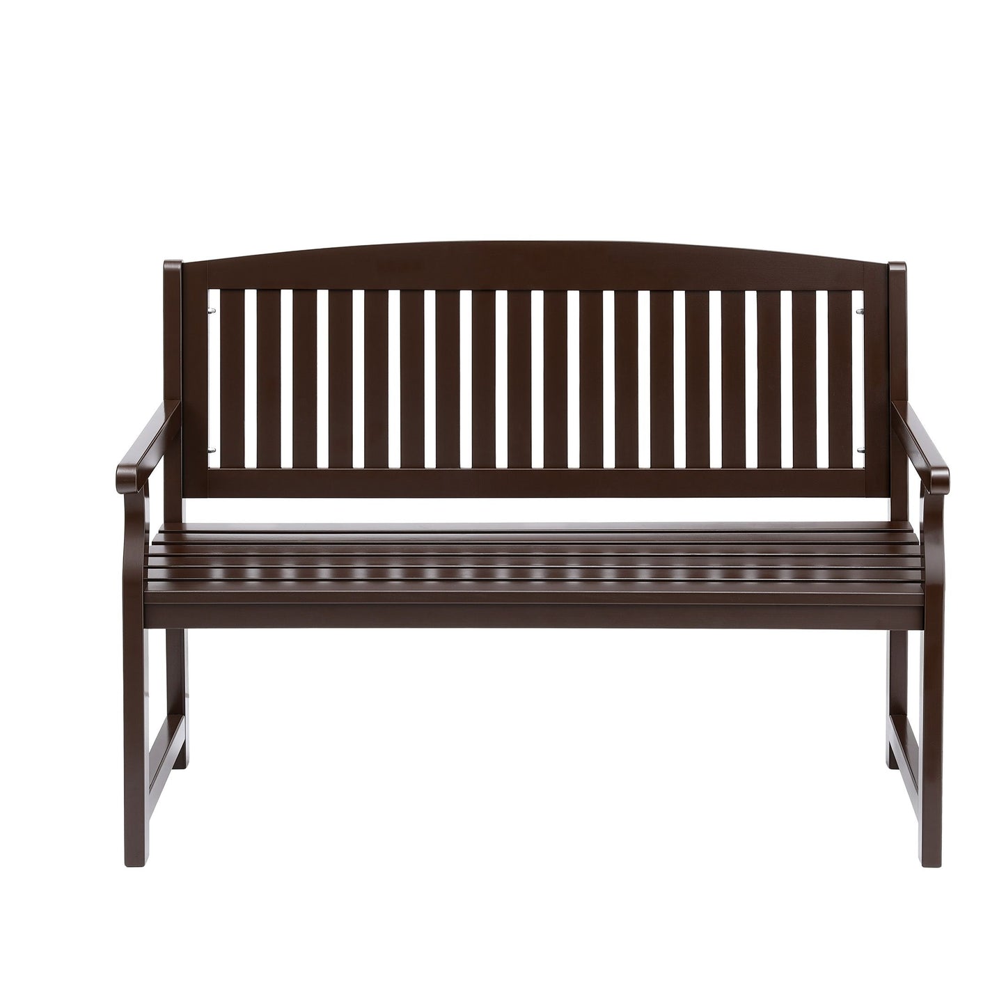 Gardeon Outdoor Garden Bench Wooden 2 Seater Lounge Chair Patio Furniture Brown ODB-4412B-BR