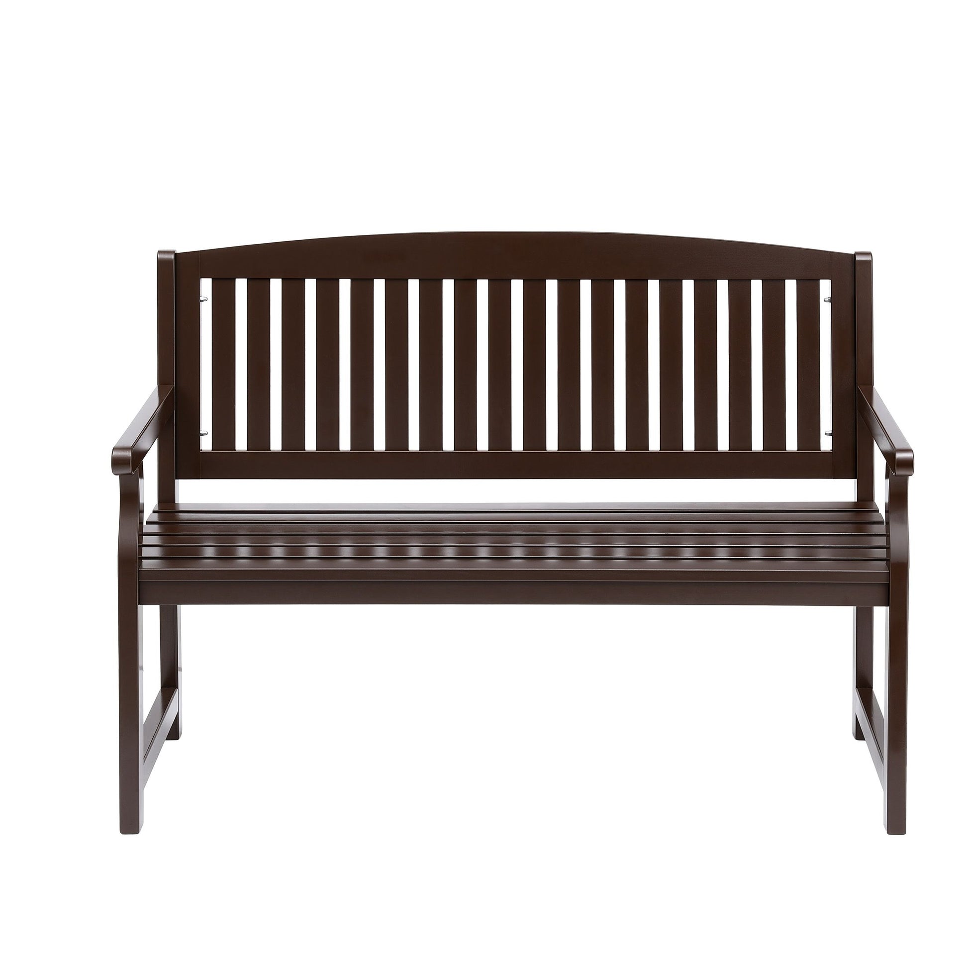 Gardeon Outdoor Garden Bench Wooden 2 Seater Lounge Chair Patio Furniture Brown ODB-4412B-BR