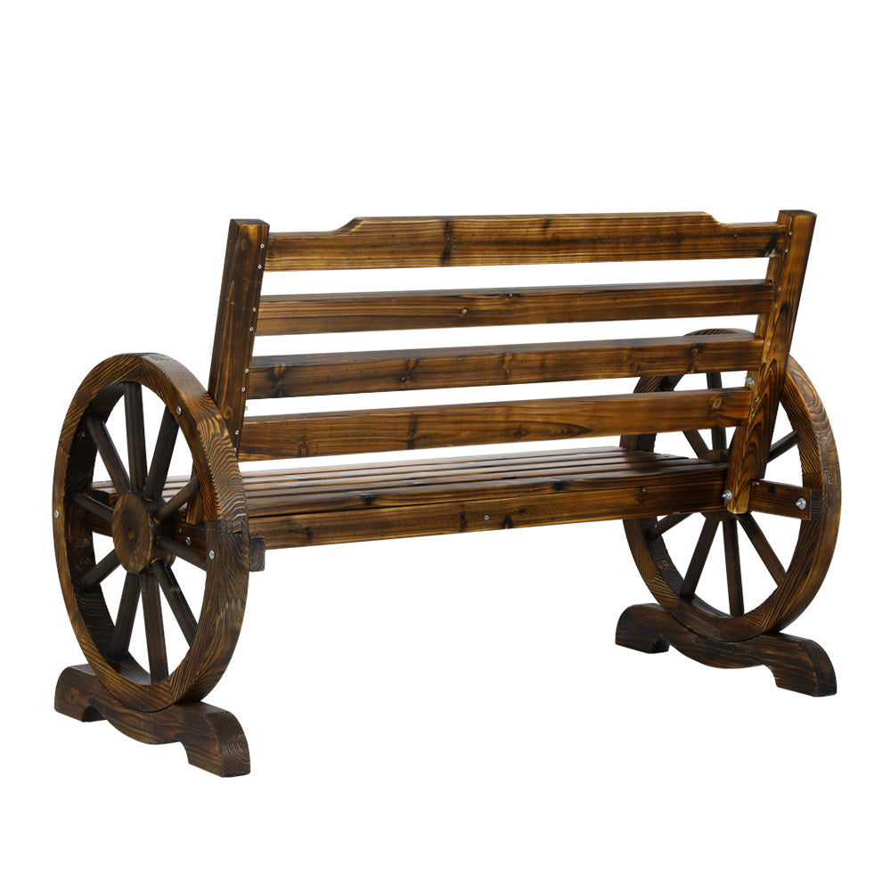 Gardeon Wooden Garden Bench Seat Outdoor Furniture Wagon Chair Patio Lounge ODF-B-WAGON-CC