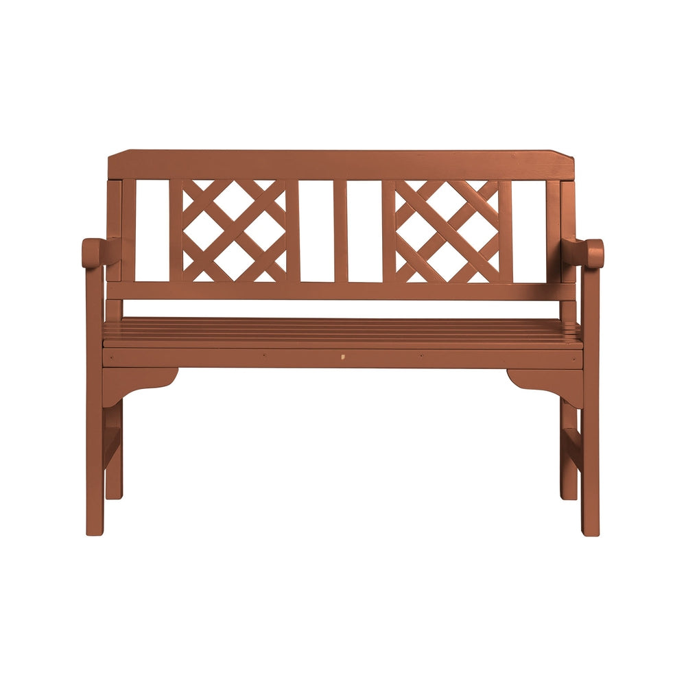 Gardeon Outdoor Garden Bench Wooden Chair 2 Seat Patio Furniture Lounge Natural ODF-BENCH-2SEAT-NTL