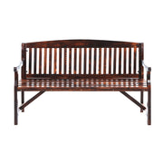 Gardeon 5FT Outdoor Garden Bench Wooden 3 Seat Chair Patio Furniture Charcoal ODF-BENCH-5FT-CC