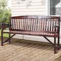 Gardeon 5FT Outdoor Garden Bench Wooden 3 Seat Chair Patio Furniture Charcoal ODF-BENCH-5FT-CC
