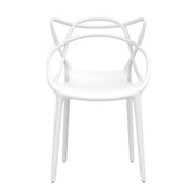 Gardeon 4PC Outdoor Dining Chairs PP Portable Stackable Chair Patio Furniture White