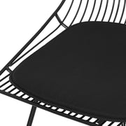 Gardeon 2PC Outdoor Dining Chairs Steel Lounge Chair Patio Garden Furniture ODF-CHAIR-ST8001-2X-BK