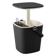 Gardeon 2-in-1 Outdoor Bar Table Portable Wine Cooler 15L Ice Bucket Tong Black