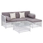 Gardeon 4 Seater Outdoor Sofa Set 5PCS Table Chair Set Garden Patio Furniture ODF-SOFA-5PCS-RATTAN-WH-ABC