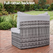 Gardeon 6 Seater Outdoor Sofa Set 9PCS Table Chair Set Garden Rattan Patio Furniture ODF-SOFA-9PC-RTA-GE