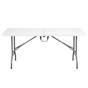 Gardeon 180cm Folding Table Portable Fold-in-Half with Handle Camping Picnic ODF-TB-HDPE-180CM