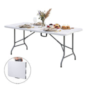 Gardeon 180cm Folding Table Portable Fold-in-Half with Handle Camping Picnic ODF-TB-HDPE-180CM