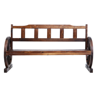 Gardeon Outdoor Garden Bench Wooden 3 Seater Wagon Chair Lounge Patio Furniture ODF-WAGON-3S-V-CC