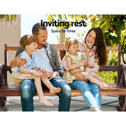 Gardeon Outdoor Garden Bench Wooden 3 Seater Wagon Chair Lounge Patio Furniture ODF-WAGON-3S-V-CC