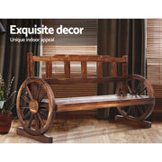 Gardeon Outdoor Garden Bench Wooden 3 Seater Wagon Chair Lounge Patio Furniture ODF-WAGON-3S-V-CC