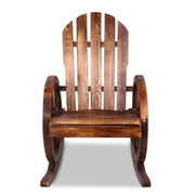 Gardeon Wagon Wheels Rocking Chair - Brown ODF-WAGON-ROCK-CC