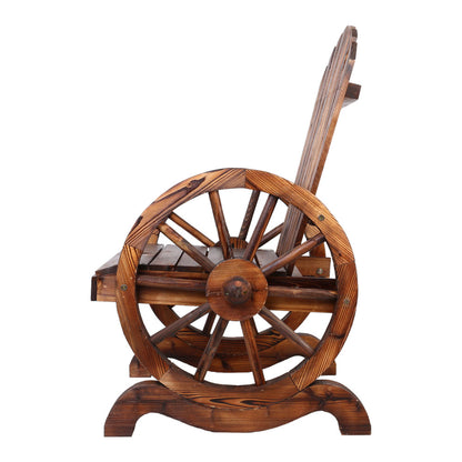 Gardeon Wooden Wagon Chair Outdoor ODF-WAGON-SINGLE-CC