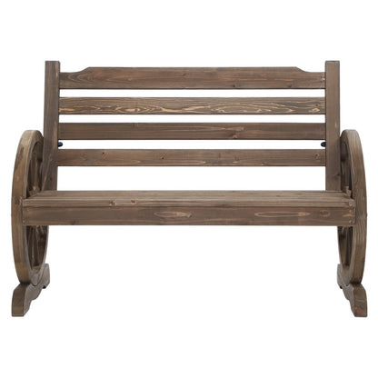 Gardeon Outdoor Garden Bench Wooden 2 Seat Wagon Chair Patio Furniture Teak ODF-WAGON-TK