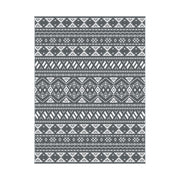 Gardeon Outdoor Rugs 274x366cm Large Carpet Reversible Area Mat PP Dual-Sided Patio Rug Bohemian OR-9X12FT-ARGYLE-GY