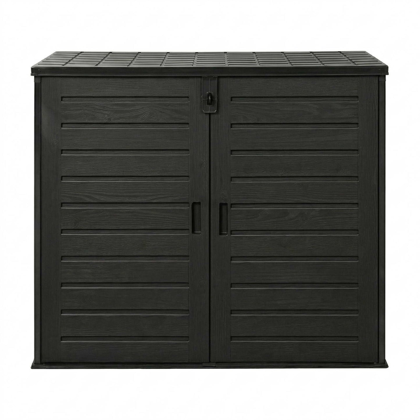 Gardeon Outdoor Storage Box 1170L Container Lockable Cabinet Tool Organizer Shed Black OSB-1170L-ABK