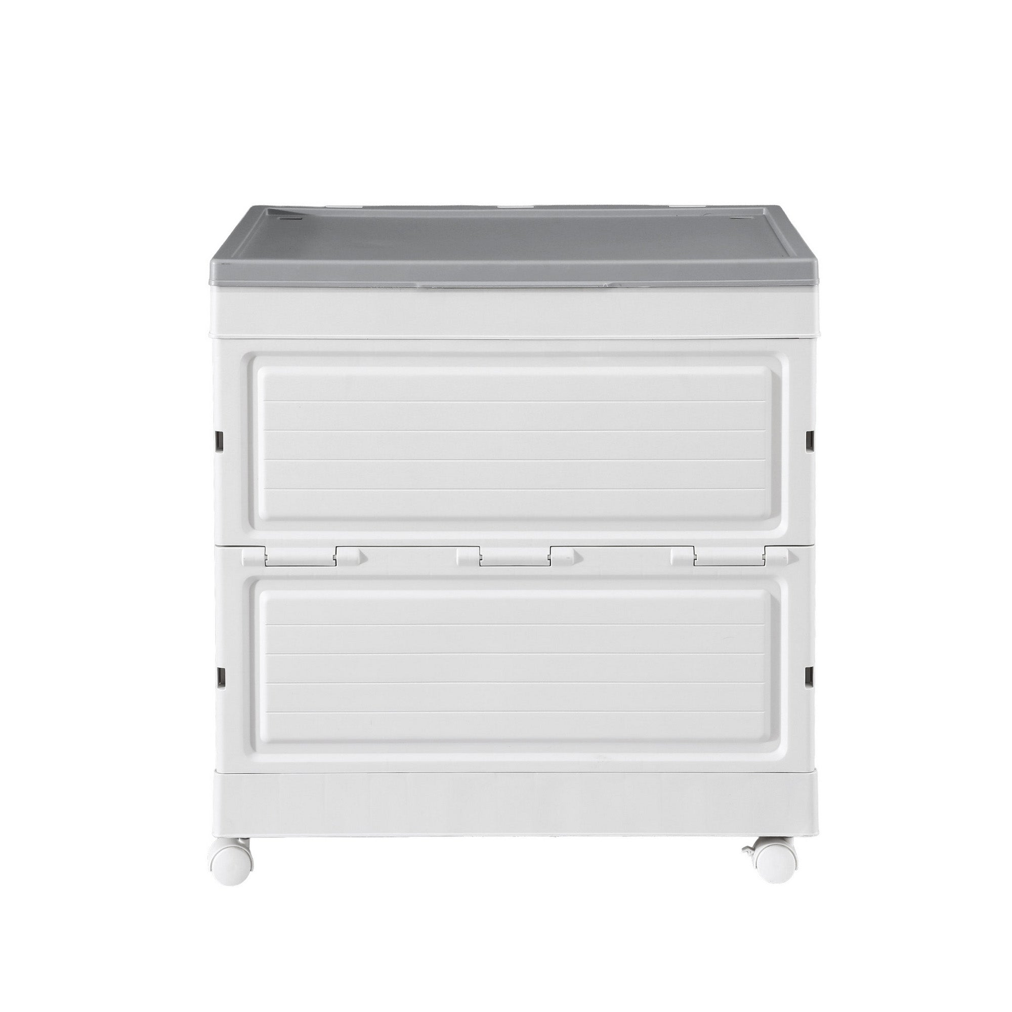 Gardeon 159L Outdoor Storage Box Stackable Cupboard Camping Organizer Wheels OSB-159L-WHEEL-BE