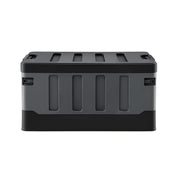 Gardeon Collapsible Outdoor Storage Box 60L Stackable Folding Camping Organizer Black