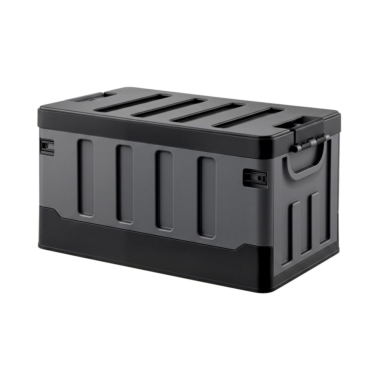 Gardeon Collapsible Outdoor Storage Box 60L Stackable Folding Camping Organizer Black OSB-60L-STR-BK