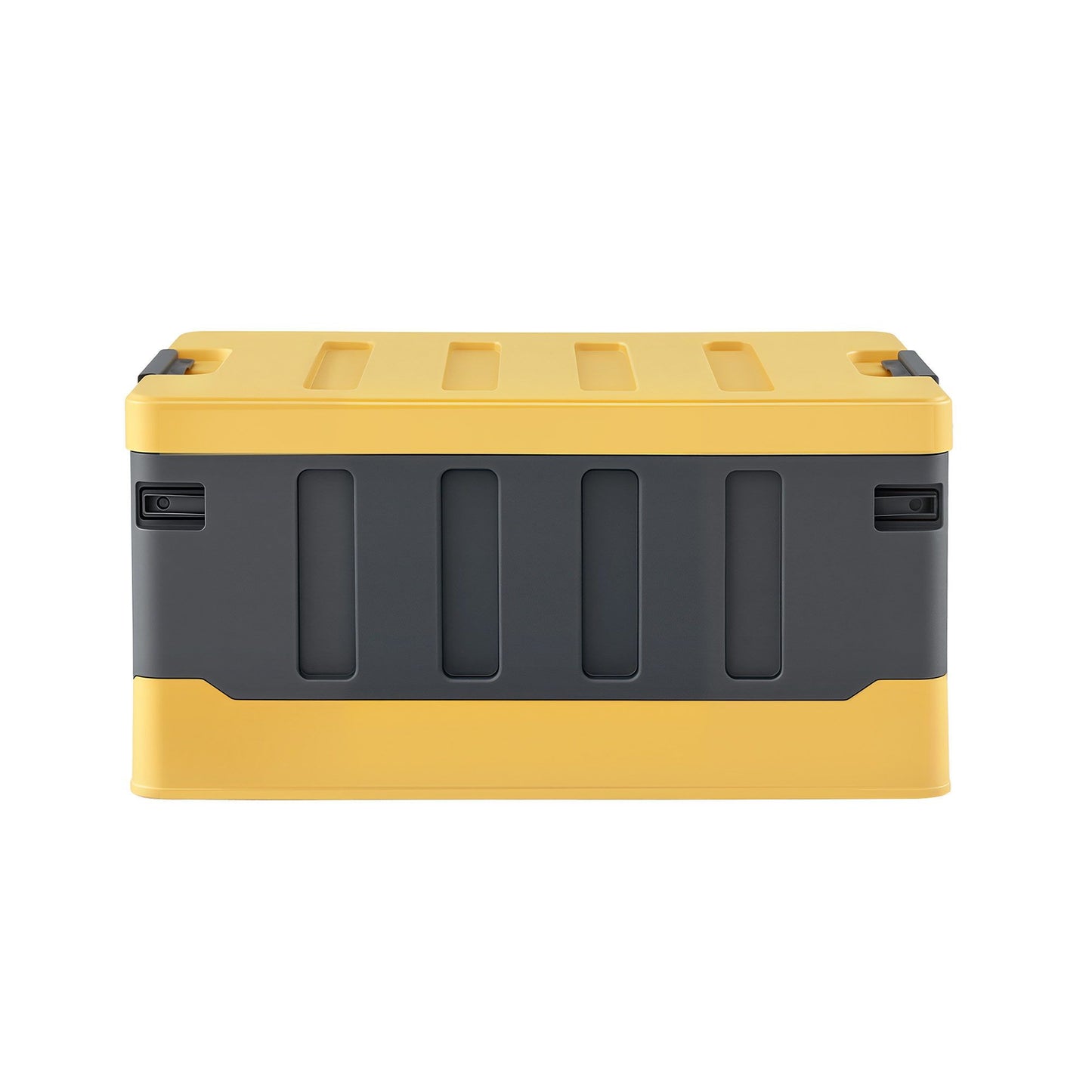 Gardeon Collapsible Outdoor Storage Box 60L Stackable Folding Camping Organizer Yellow OSB-60L-STR-YE
