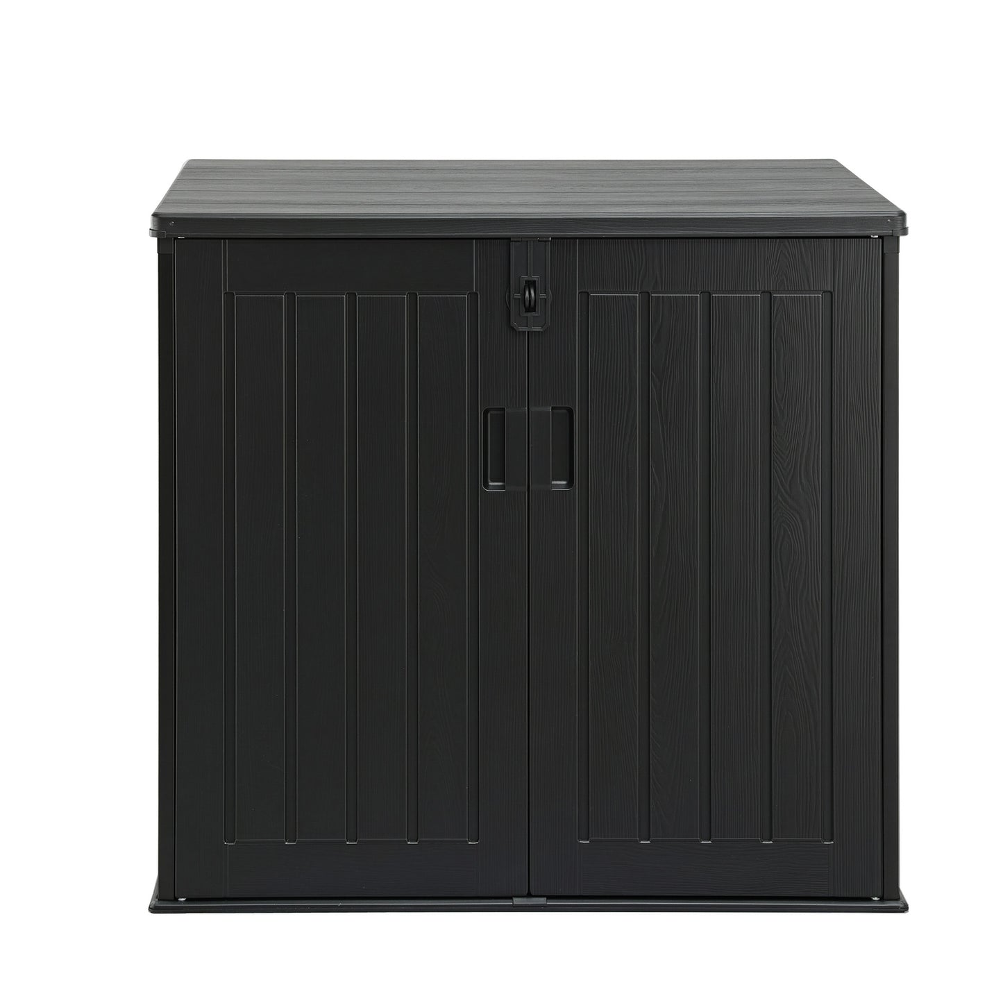 Gardeon Outdoor Storage Box 775L Container Lockable Cabinet Tool Organizer Shed Black OSB-775L-ABK