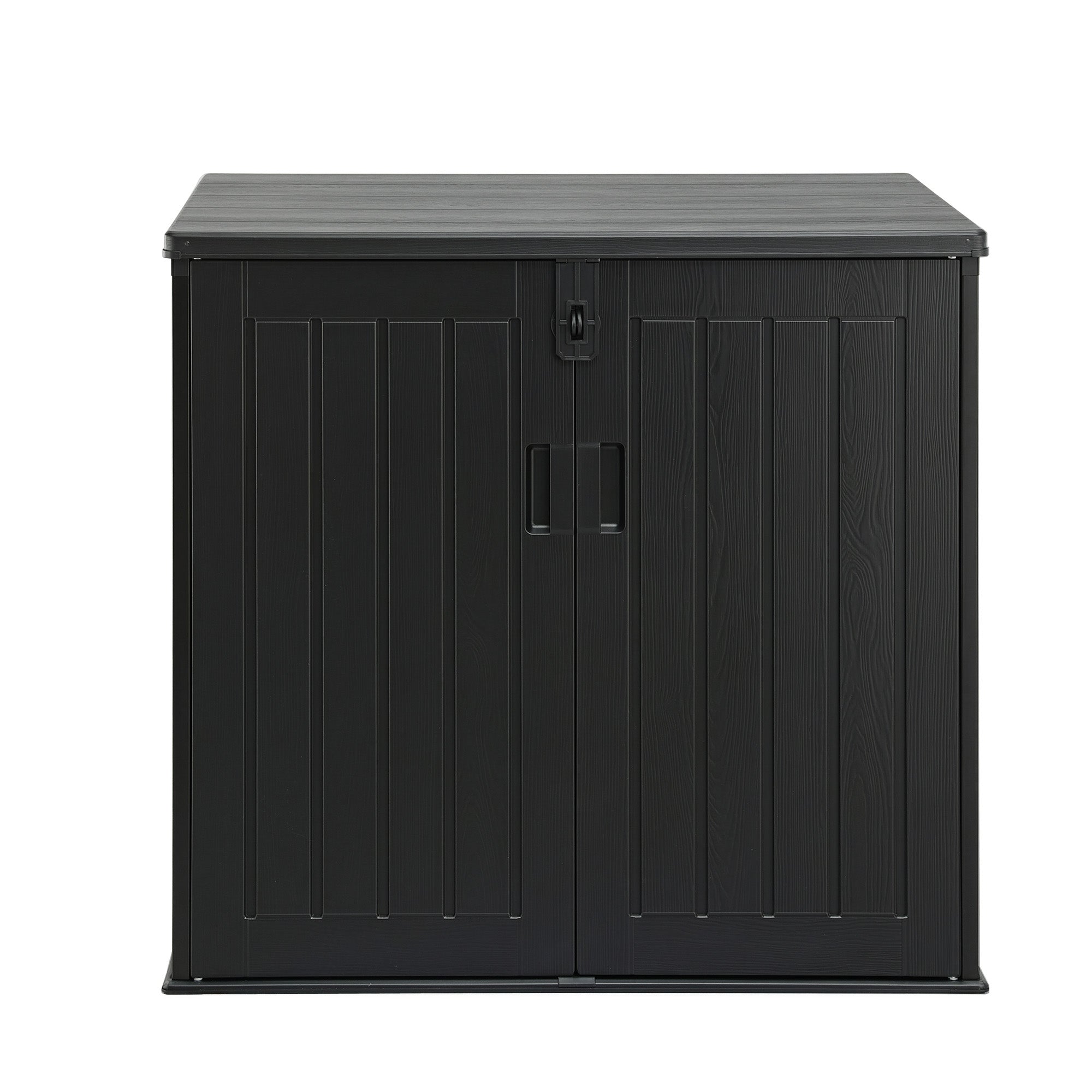 Gardeon Outdoor Storage Box 775L Container Lockable Cabinet Tool Organizer Shed Black OSB-775L-ABK