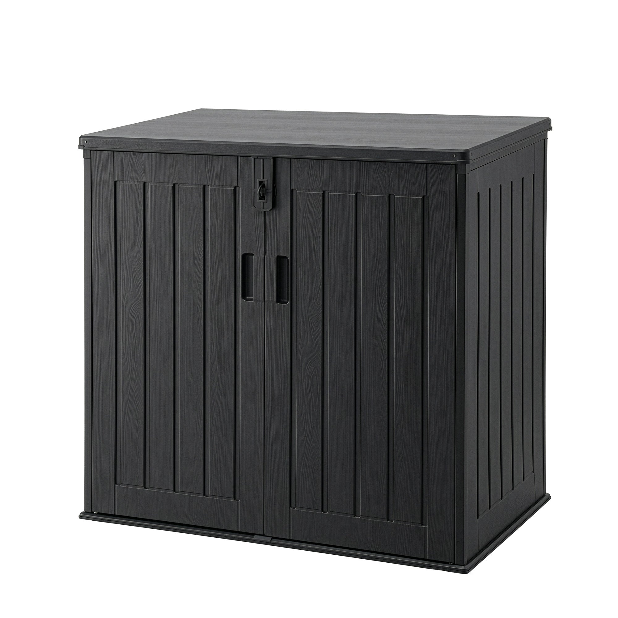 Gardeon Outdoor Storage Box 775L Container Lockable Cabinet Tool Organizer Shed Black OSB-775L-ABK