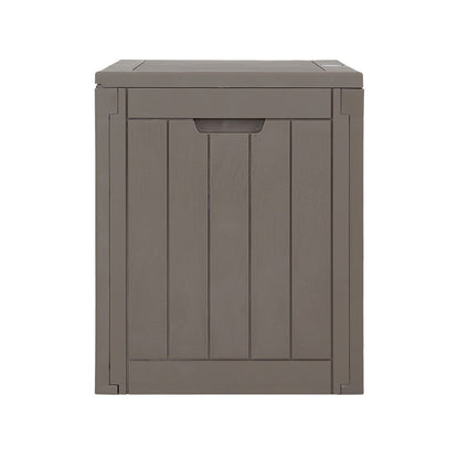 Gardeon Outdoor Storage Box 118L Container Lockable Garden Toy Tool Shed Grey OSB-C-118L-GR