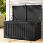 Gardeon Outdoor Storage Box 270L Container Lockable Garden Bench Tool Shed Black OSB-S270-ABK