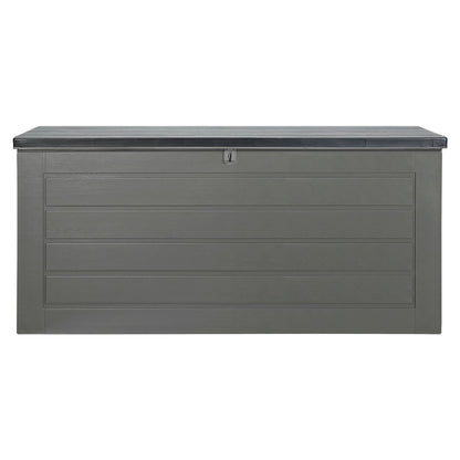 Gardeon Outdoor Storage Box 680L Container Lockable Garden Bench Tool Shed Black OSB-S680-BK