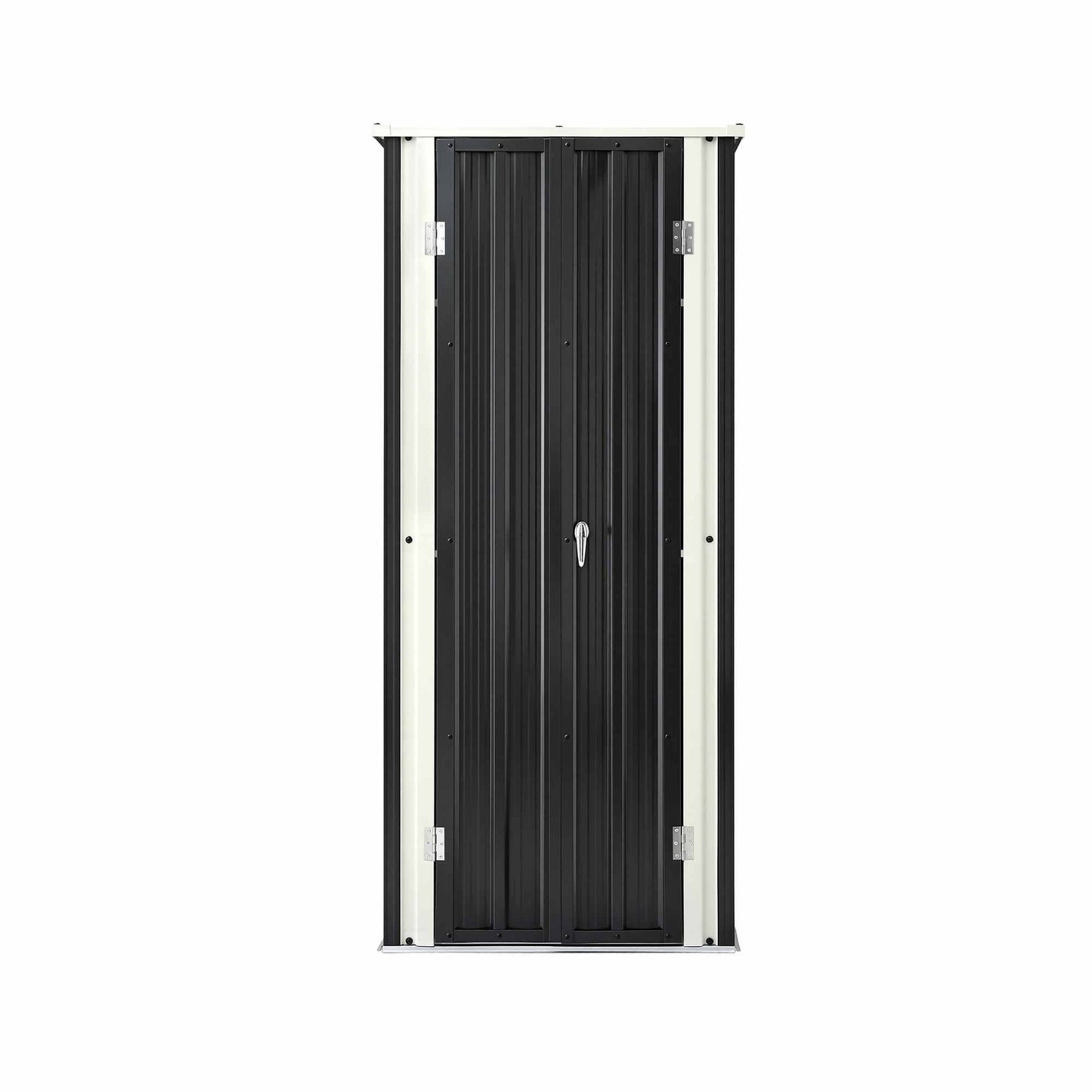 Gardeon Outdoor Storage Cabinet Garden Shed Tool Lockable Cupboard Steel Adjustable Shelves OSC-CABI-SL-BK