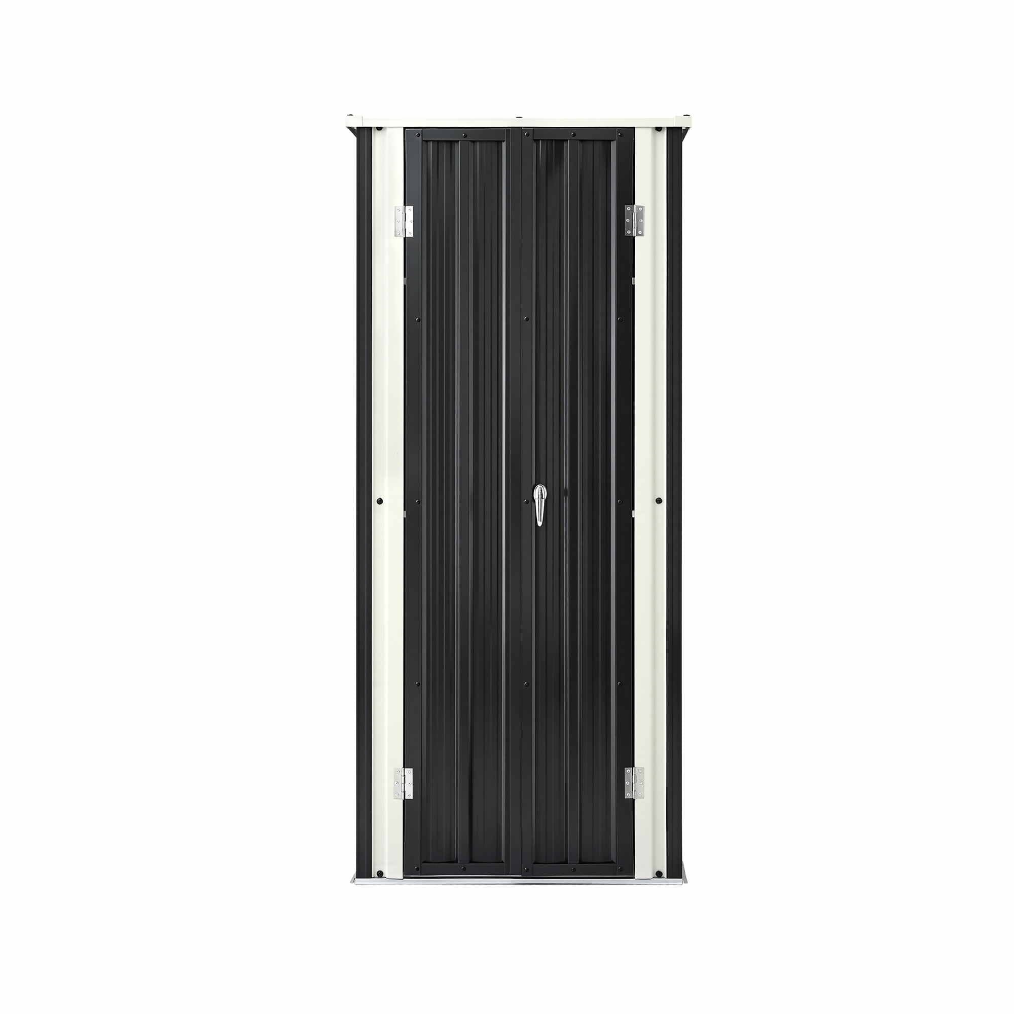 Gardeon Outdoor Storage Cabinet Garden Shed Tool Lockable Cupboard Steel Adjustable Shelves OSC-CABI-SL-BK