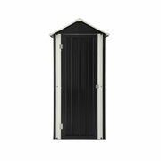 Gardeon Outdoor Storage Cabinet Garden Shed Steel Tool Lockable Cupboard Adjustable Shelves OSC-CABI-SL-ROOF-BK
