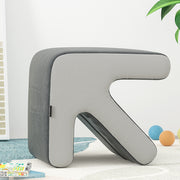 Artiss Ottoman Foot Stool Arrow Linen Grey OTM-ARROW-LINEN-GY