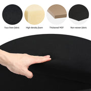 Artiss Storage Ottoman Bench Folding Blanket Box Toy Organiser Foot Stool Black OTM-C-COF-LIN-BK