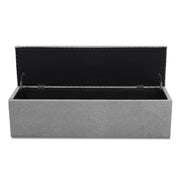 Artiss Storage Ottoman Blanket Box 140cm Linen Grey OTM-L140-GY-AB