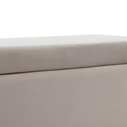 Artiss Storage Ottoman Blanket Box Table 97cm Velvet Taupe OTM-RTA-02-TAB-TA