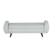 Artiss Storage Ottoman Blanket Box Armrest 140cm Grey OTM-RTA-07-ARM-GY-AB