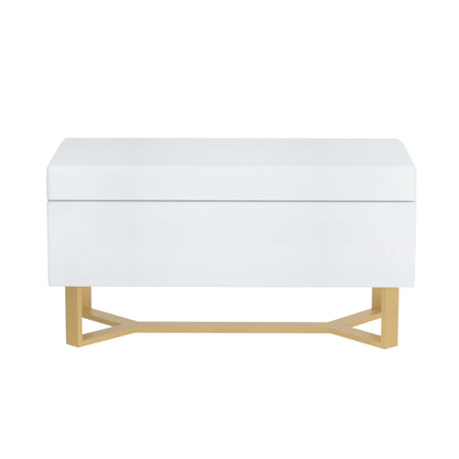 Artiss Storage Ottoman Blanket Box Criss-cross Linen White OTM-RTA-08-CRO-WH