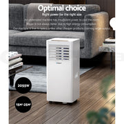 Devanti Portable Air Conditioner 7000BTU Cooling Mobile Fan Cooler Dehumidifier PAC-A-14K-NEW-WH