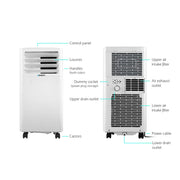 Devanti Portable Air Conditioner 7000BTU PAC-A-14K-WH
