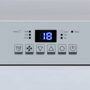 Devanti 12000BTU Portable Air Conditioner Cooling Mobile Fan Cooler Remote 3300W PAC-A-22K-NEW-WH