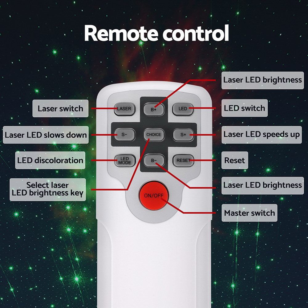 Gardeon Projector Party Light LED Starry Sky Galaxy Laser Projection Night Lamp PAR-LIGHT-B-PRO