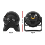 Gardeon Projector Party Light Disco Ball Stage LED RGB DJ Lamp Bluetooth Music PAR-LIGHT-Q8-BK