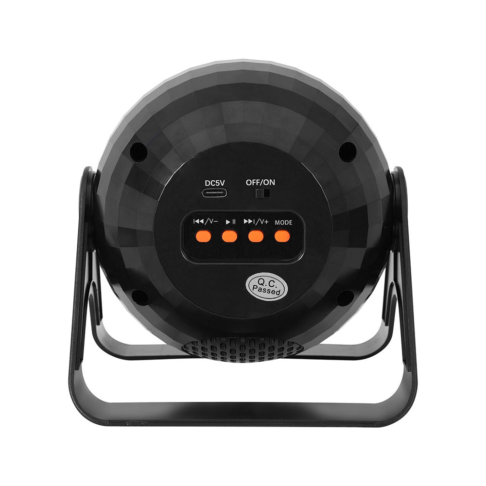 Gardeon Projector Party Light Disco Ball Stage LED RGB DJ Lamp Bluetooth Music PAR-LIGHT-Q8-BK