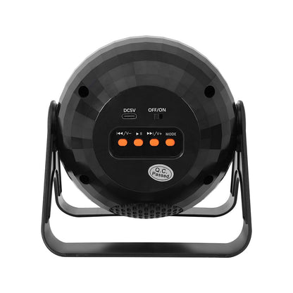 Gardeon Projector Party Light Disco Ball Stage LED RGB DJ Lamp Bluetooth Music PAR-LIGHT-Q8-BK