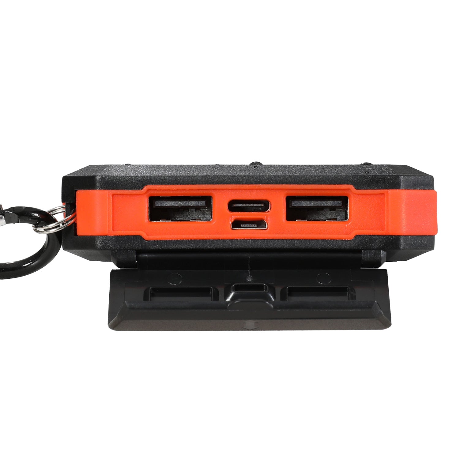 10000mAh Portable Solar Power Bank External Battery Dual USB Phone Charger Light PB-1WSL-OR