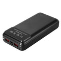 20000mAh Portable Power Bank PD22.5W Quick Charging Fast Charger for Phone Black PB-2WPD20-R-BK