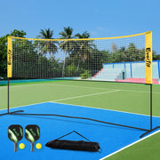 Everfit 10ft Portable Pickle Ball Net Adjustable Multi-Sport for Badminton Tennis Pickleball Volleyball PB-B-10FT-GR